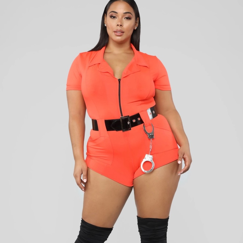 FASHION NOVA LOCK ME UP COSTUME BRAND NEW